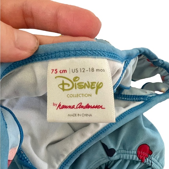 Hanna Andersson x Disney Mickey Mouse Ice Cream Swimsuit - Picture 2 of 4